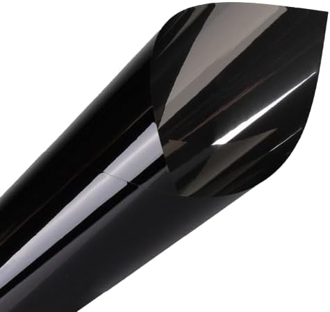 RockRose 5% Premium Carbon Car Window Tint Film 36 in x 25FT 2PLY Charcoal Privacy Film UV, Heat Blocking Tint for Car or Home Adhesive Film Easy Shrink, Plotter Friendly Pro Grade