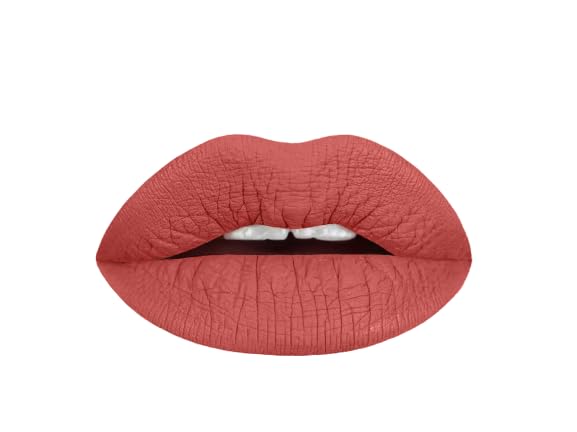 Aromi Ginger Spice Matte Liquid Lipstick | Nutmeg, Terra Cotta Lip Color, Vegan & Cruelty-free Beauty, Burnt Orange, Long-lasting, Smudge Proof, Handmade (Ginger Spice)