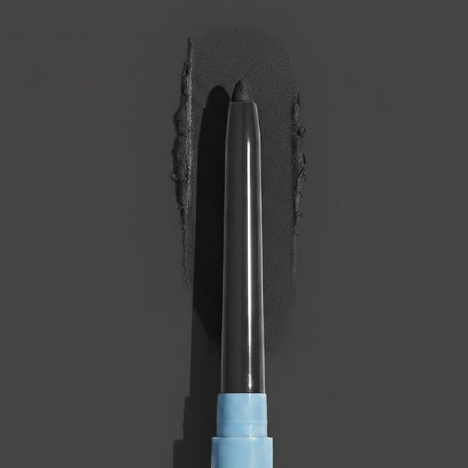 PRIME PROMETICS PrimeEyes Glide Eyeliner for Mature Women – Waterproof, Long-Stay and Mess-Proof – Gel Creme Texture, Discreet Sharpener and Effective Smudger (Smoky)