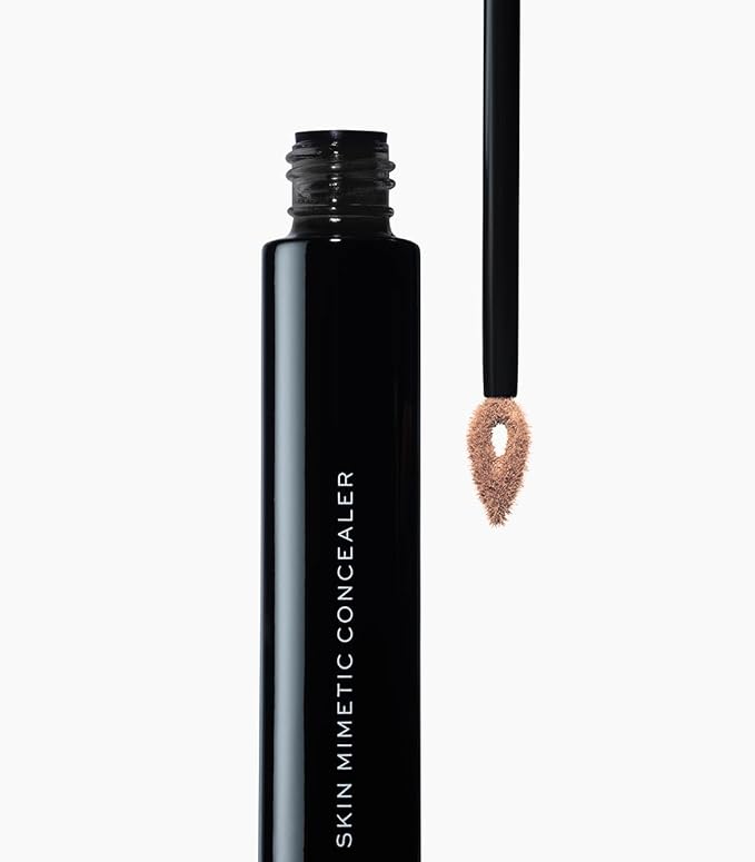MAKE Beauty Skin Mimetic Concealer Buildable Medium Coverage Hydrating Concealer for Dark Circles Spot Concealing Brightening Crease-Free, Including Mature Skin. Radiant Finish. 15 Tan Deep Warm