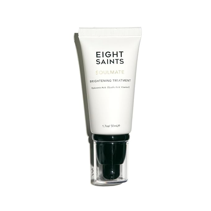 Eight Saints Soulmate Lotion Based 15% Glycolic Acid Serum For Women, Natural and Organic, Anti Aging Serum for Face, Reduce Wrinkles, Fine Lines, and Smooth Skin, 1.7 Ounce