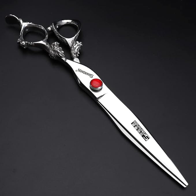 6/7/8/9-inch professional hair clipper set, stainless steel sharp hair clippers, hairdresser specific scissor (8 Inch Flat Scissors)