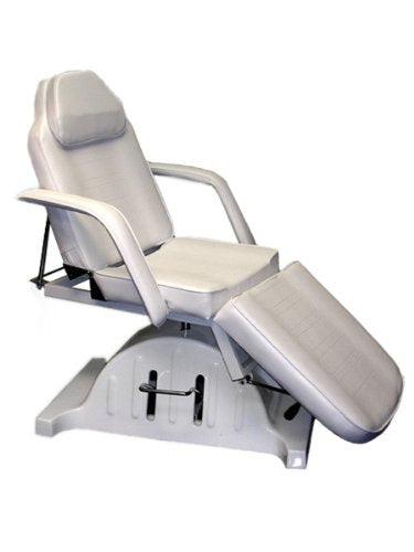 Buy-Rite Silver Skin Care Spa Package - 10-in-1 Professional Skin Care Machine, Hydraulic Facial Bed, White Rolling Stool & Utility Cart - Complete Esthetician Setup, BR-SILVERSKINCARE
