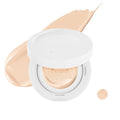 Parnell Cicamanu Serum Cushion - Moisturizing Foundation for Soothing, Coverage, Glass Skin and Lightweight for Sensitive and Dry Skin Pearl Skin (0.52 Fl Oz) (17C)