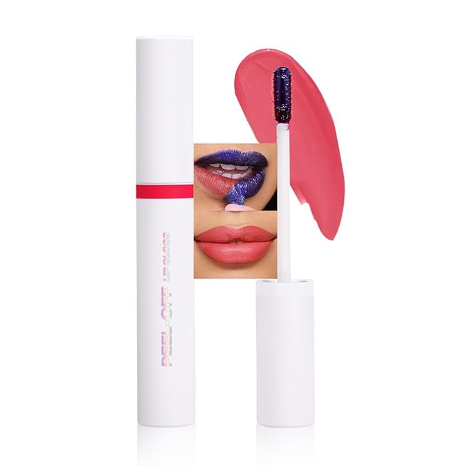 Peel off Lip Stain Masque - Lip Liner Peel Off Lip Stain Tattoo, All Day Peel-Off Lip Tint,Long Lasting Waterproof Transfer-proof Lip Mask Peel Off Lip Gloss,Stay Lip Makeup C02#