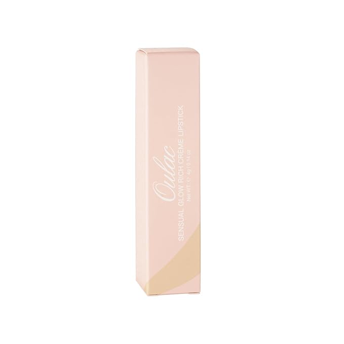 Oulac Color Rich Satin Matte Lipstick – Nude Peach Lipsticks for Women, Long Lasting, Hydrating Lip Color, Non-Drying Velvet Finish, Creamy Texture, Full Coverage, Vegan, SG04