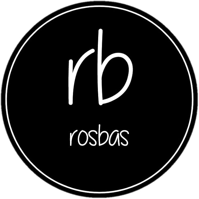 Rosbas Room Spray, Sea Salt & Orchid Scented, Matte Black Glass Bottle, 4 oz, Drawstring Cotton Bag, Long Lasting Scented Air Freshener, Non-Aerosol, Handmade in USA