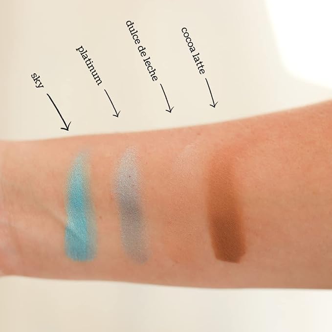 Lauren Brooke Cosmetiques Cream Eyeshadow | Natural Organic Eyeshadow, Richly Pigmented Eye Makeup, Creme Eyeshadow For Women (Platinum (Shimmer))