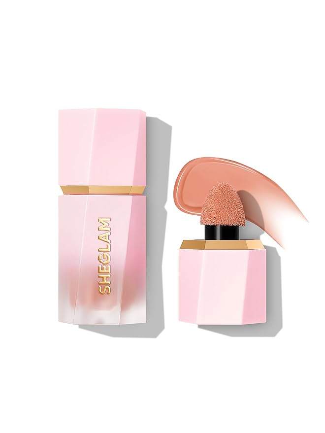 SHEGLAM Color Bloom Liquid Blush Makeup for Cheeks Matte Finish - Hush Hush