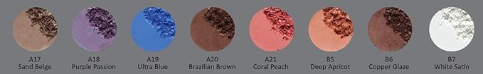 White Satin Snowflake Pearl Shimmer Finish Pressed Powder Single Vegan Eyeshadow; Talc, Paraben & Cruelty Free