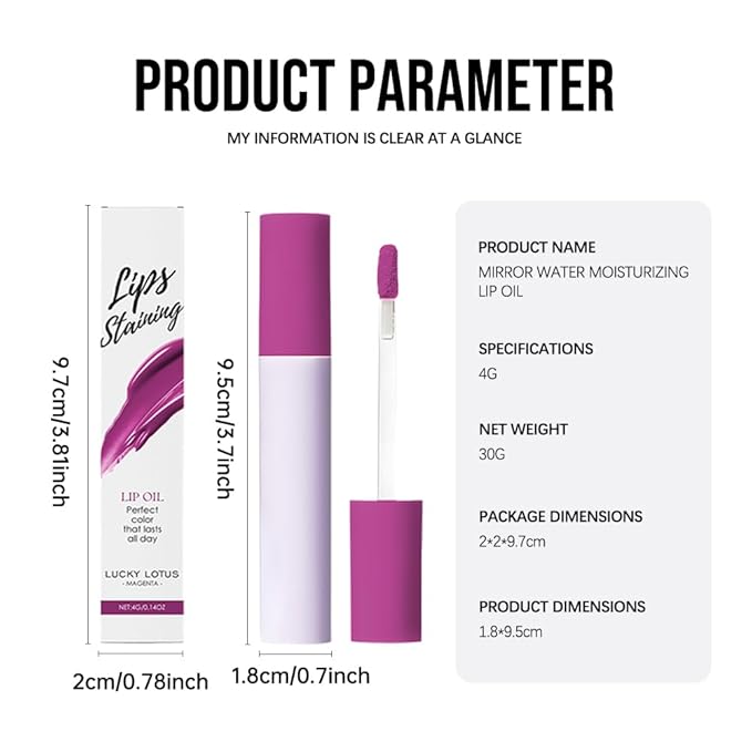 Nourishing High-Shine Lip Gloss Set,Hydrating & Moisturizing Lip Tint, Non-Sticky, Long-Lasting Glossy Lip Stain,Softens & Plumps Lips for Smooth,Gentle Formula for Dry Lips,04+06