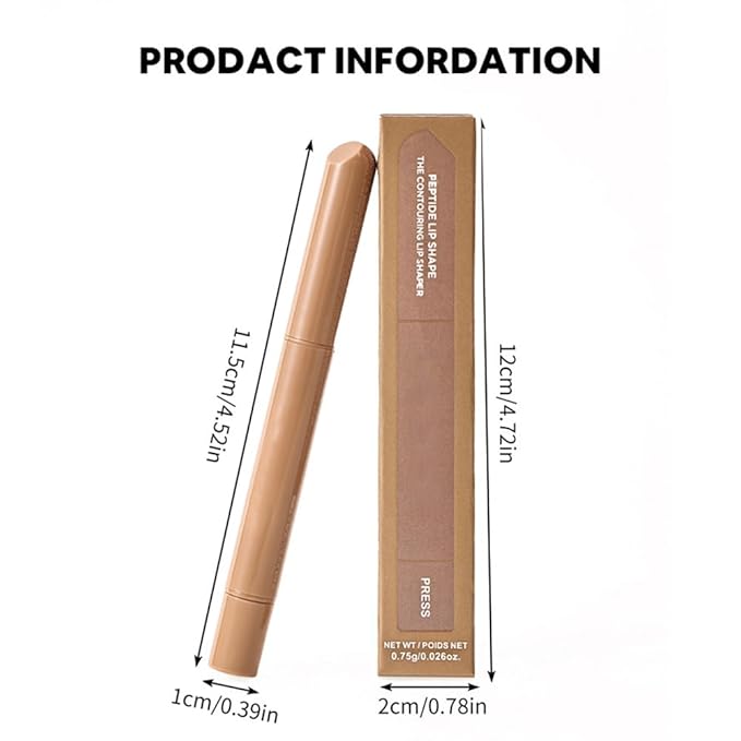 SUAKE Plump Matt Lipstick Lipliner Pencil Pack,Waterproof Crayon with Silicone Smudger for Define Contours & Sculpting Lip, Longwear Moisture Smooth Creamy Formula for Lip Makeup-08 Smoky Taupe