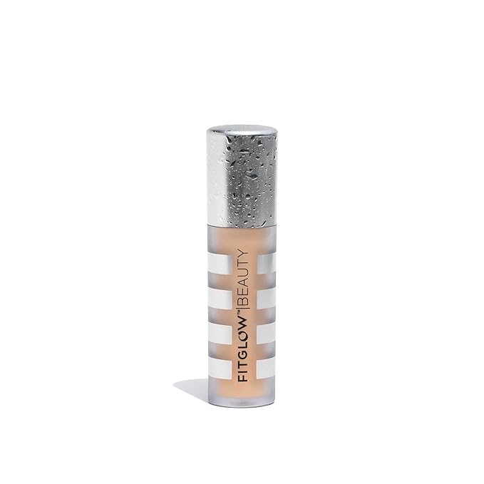 Fitglow Beauty Conceal+ | Vegan Full Coverage Concealer Skincare with Vitamin K + Green Tea | Corrects Dark Circles, Blemishes & Redness | Non-Creasing, Natural Finish | C2.7-6g