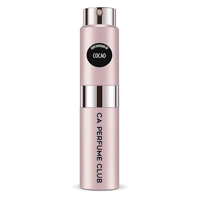 CA Perfume Impression of Cocao for Women Chypre Fruity Scent Long Lasting Perfumes for Women Eau De Parfum Travel Size Refillable Atomizer Spray 0.27 Fl Oz 8ml