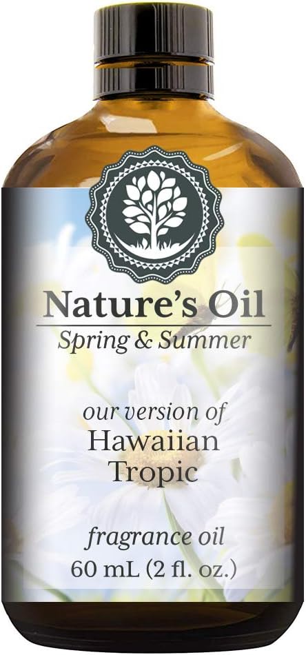 Lanai Tropic Fragrance Oil (60ml) for Diffusers, Soap Making, Candles, Lotion, Home Scents, Linen Spray, Bath Bombs, Slime