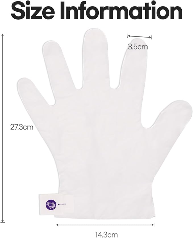 Epielle Moisturizing Hand Mask 6 Pairs, Deep Moisturizing Gloves for Dry, Cracked Hands, Self Care Gifts for Women, Spa Kit, Stocking Stuffers, Thanksgiving Essentials