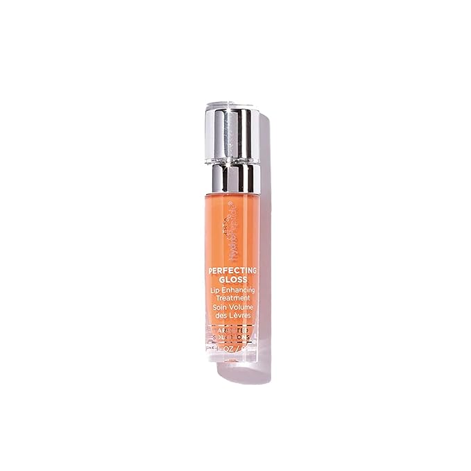 HydroPeptide Perfecting Gloss, Lip Plumping Gloss & Hydrating Treatment, Volumizing Collagen-Boosting Enhancer with Hyaluronic Acid & Peptides, Berry Breeze, 0.17 Ounce