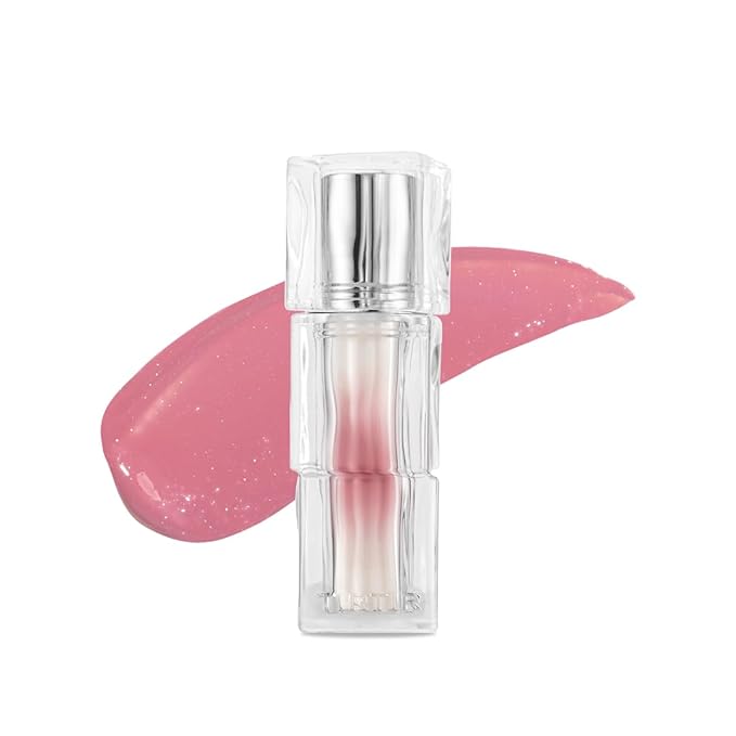 TIRTIR [*Mini Size Waterism Tinted Lip Gloss #29 Eveny, 0.06 Fl Oz – Kiss Ready Lipgloss, 12H Long Lasting Non Sticky Natural Tinted Glow Korean Multiuse Cheek and Lip Tint for Women gift