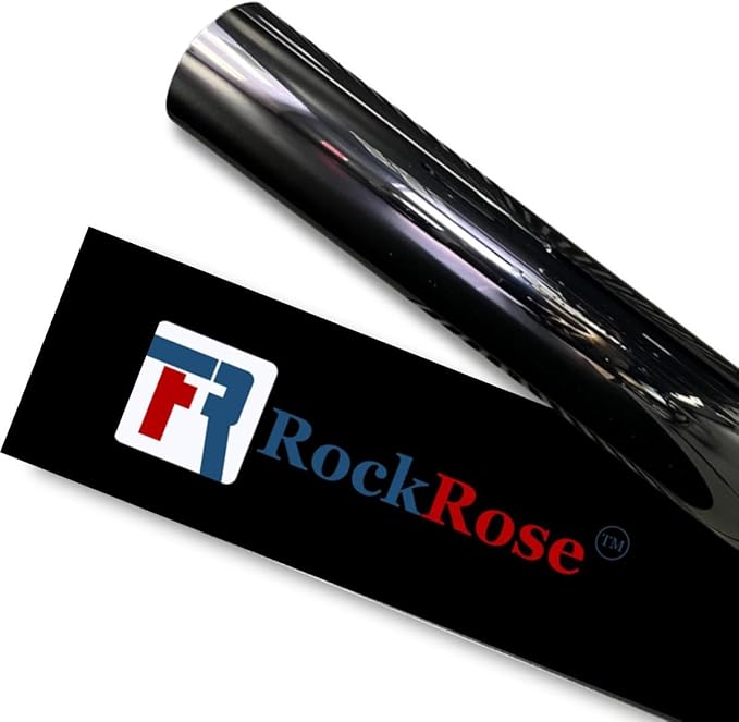 RockRose 20% Nano Ceramic Car Window Tint 20 in x 20FT 2PLY Privacy Film Heat Block, 99% UVR, and 85% IRR Block for Auto or Home Strong Adhesive, Easy Shrink, Plotter Friendly - Charcoal