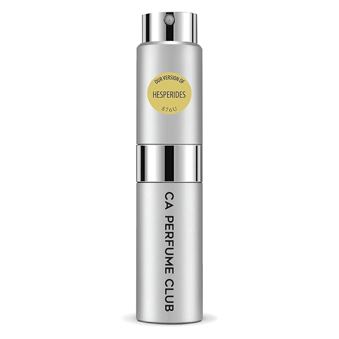 CA Perfume Impression of Hesperides for Women and Men Aromatic Scent Long Lasting Unisex Fragrance Eau De Parfum Travel Size Refillable Atomizer Spray 0.27 Fl Oz 8ml