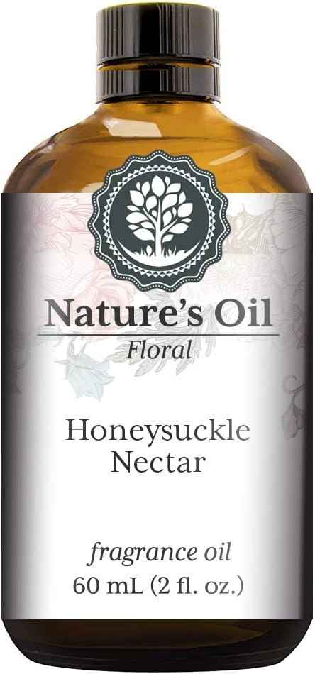 Honeysuckle Nectar Fragrance Oil (60ml) For Diffusers, Soap Making, Candles, Lotion, Home Scents, Linen Spray, Bath Bombs, Slime