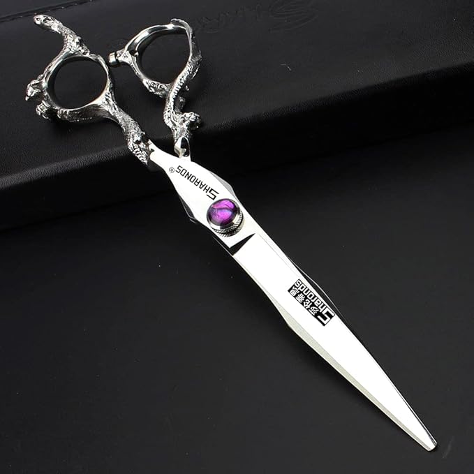 6/7/7.5/8/9 inch Japanese 440C Styling Studio Scissors Barber Professional Styling Tool Set Scissors (7-inch Platte schaar)