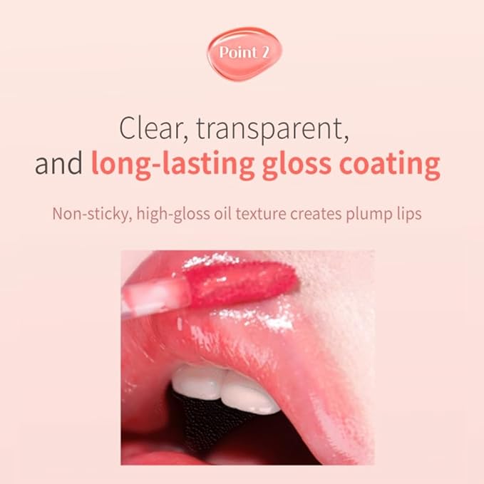 MQNY(MACQUEEN NEWYORK Dewy Water Glow Lip Tint 3.5g 9colors (#07 Apricot Chew, Apricot Peach)
