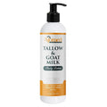 Tallow & Goat Milk Body Lotion for Sensitive Skin, Organic moisturizing Lotion - Soothes Dry skin, Goat Milk face and body Moisturizer - Handmade Tallow for skin cream (12 OZ, Frankincense)