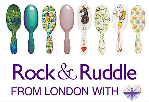 Rock & Ruddle Wide Tooth Comb. Perfect for Detangling Wet Hair and Applying Hair Color. Cherries Design