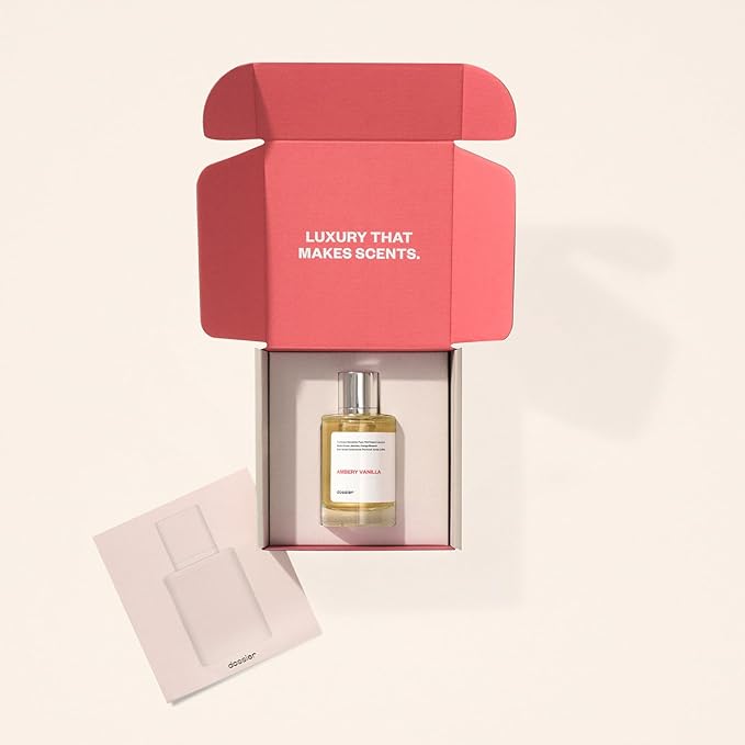 Dossier - Ambery Vanilla 3.4Oz (100ml) - Eau de Parfum - Inspired by YSL's Black Opium - Long-lasting Fragrance - Feminine