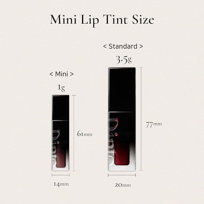DINTO Blur-Glowy MINI Lip Tint (260 Imperator) - Glossy Finish, Hydrating, Long Lasting, Lightweight Texture, Non-Sticky, Vegan & Cruelty-Free, Korean makeup (11 colors)