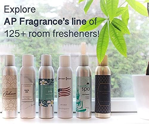 Room Fragrance Air Freshener Spray Concentrated Bathroom, Kitchen, Car, or Office Deodorizer, U.S.- Made by AP Fragrance (Mediterranean Water)