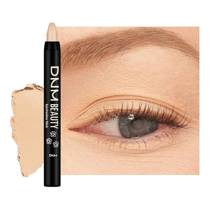 Kaely Cream Eye Shadow Sticks, Vanilla Nude Beige Matte Eyeliner Pencil Eyeshadow Palette Makeup, Eye Highlighter Brightener Stick for Older Women Waterproof Pigmented, sombras para ojos, New-59