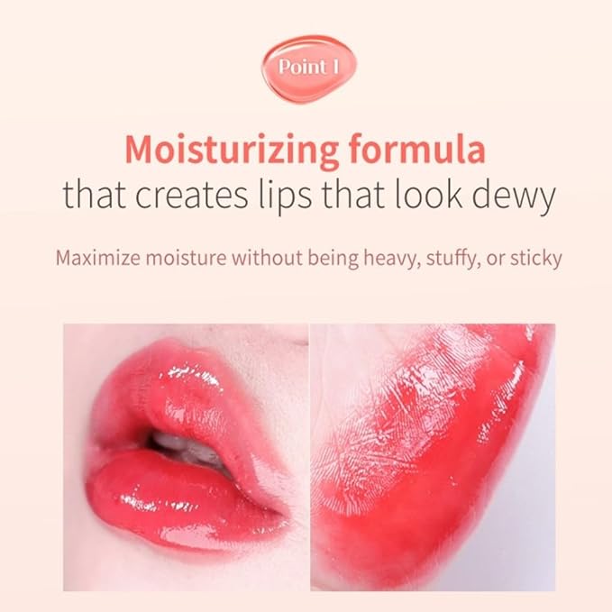 MQNY(MACQUEEN NEWYORK Dewy Water Glow Lip Tint 3.5g 9colors (#09 Peanut Peach, Peach Beige)