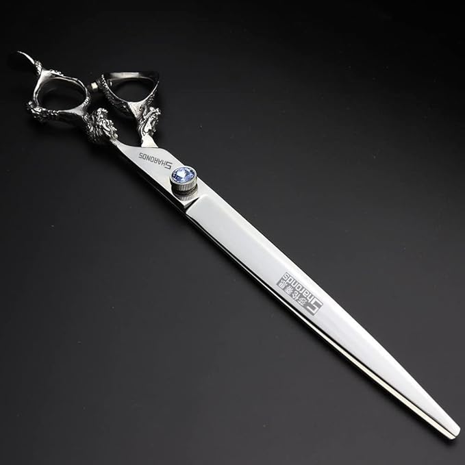 6/7/8/9-inch professional hair clipper set, stainless steel sharp hair clippers, hairdresser specific scissor (9 Inch Flat Scissors)