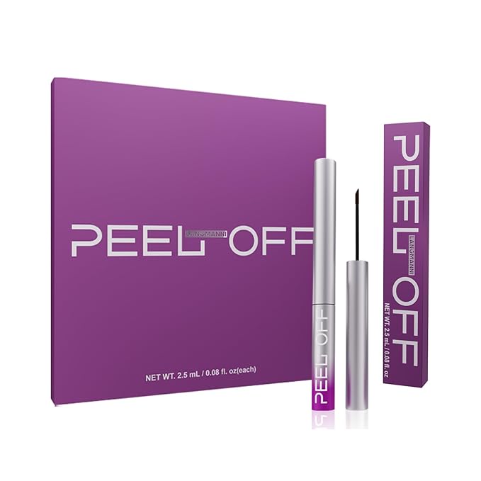 LANGMANNI 2Pcs Peel Off Lip Liner Set,Lip Stain Peel Off,Long-Lasting Waterproof & Smudge-Proof Matte Lip Liners With Ergonomic Handle & Precision Brush,Makeup Gift for Girls (#1+2)