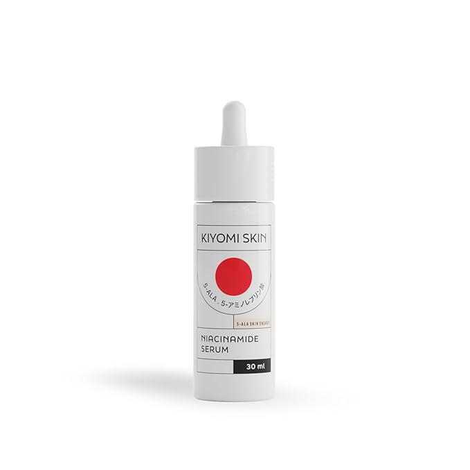 Niacinamide Serum - Hydrating Vitamin B3 Face Serum with 5-ALA and Hyaluronic Acid for Pores, Dark Spots and Uneven Skin Tone - Soothing Facial Moisturizer for All Skin Types - 1 Fl Oz