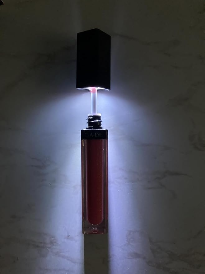 GA-DE Crystal Lights Lip Gloss, 508 - Enriched with Light-Reflecting Crystal Pearls - Smooth, Silky, Rich Color - Moisturizes and Adds Shine - 0.2 oz