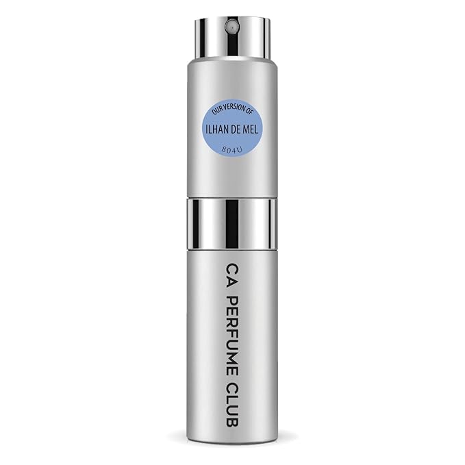 CA Perfume Impression of Ilhan De Mel for Women and Men Floral Scent Long Lasting Unisex Fragrance Eau De Parfum Travel Size Refillable Atomizer Spray 0.27 Fl Oz 8ml