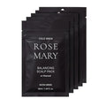 RATED GREEN Rosemary Balancing Scalp Pack | Organic Cold Brewed Charcoal | 2-in-1 Detoxifying Hair Mask for Flaky, Oly Scalp & Hair | Silicone-Free, Korean Hair Care | 1.69 fl oz (Pack of 5)