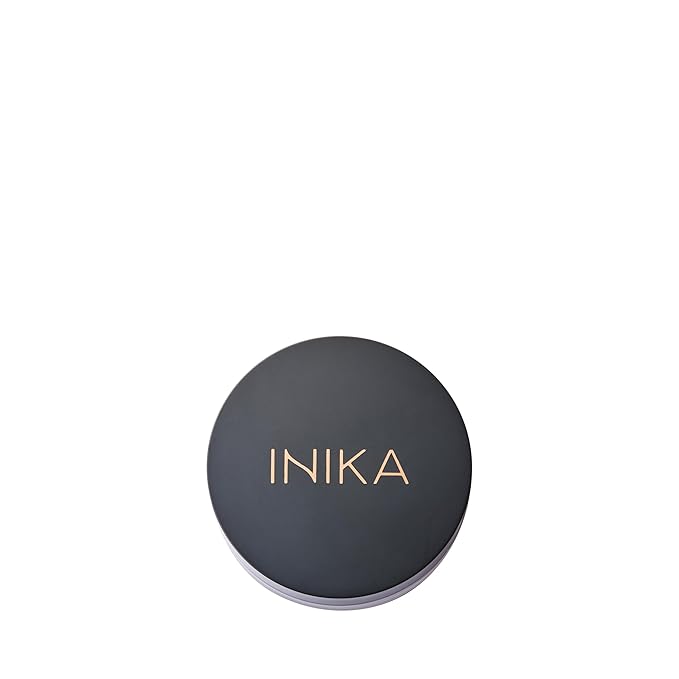 INIKA Organic Mineral Powder Foundation with SPF 25 - Vegan Makeup, Natural Looking, Buildable Coverage, Flawless Radiance & Glow, Blemish Coverage, Cruelty Free, Sustainable Packaging, Grace, 8g