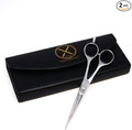 PRO Hair Cutting Sharp Barber Scissors 6.5" Light weight German Made Steel With Finger Rest