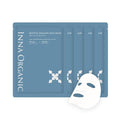 INNA ORGANIC Sheet Mask - Sleep Well Glow, Overnight Renewal, Restful Healing, Sustainable & Clean Beauty (Pack of 5) | Blue Tansy Essential Oils Infused Skin Care | Luxury Clean Beauty