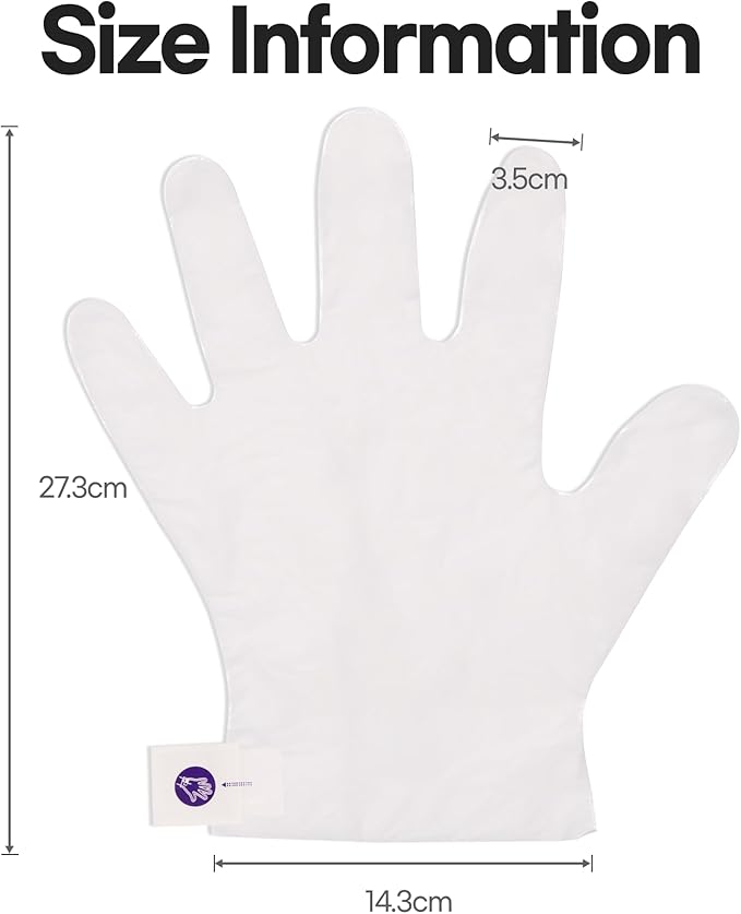 Epielle Hydrating Hand Mask 6 Pairs, Deep Moisturizing Gloves for Dry, Cracked Hands, Self Care Gifts for Women, Spa Kit, Stocking Stuffers, Thanksgiving Essentials