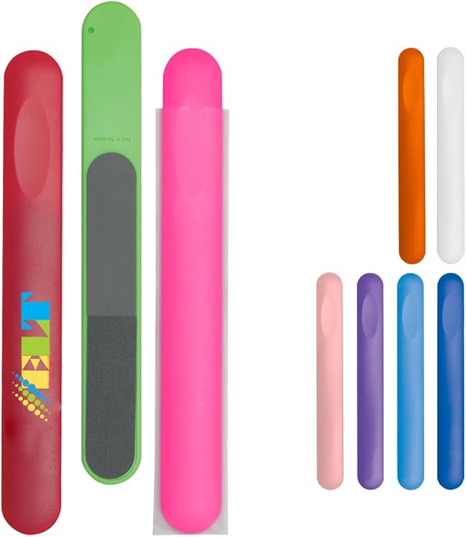 Nail File in Sleeve Add Customized with Text Name or Personalized Image $0.89 Each - Sold in Pack of 500 - Orange