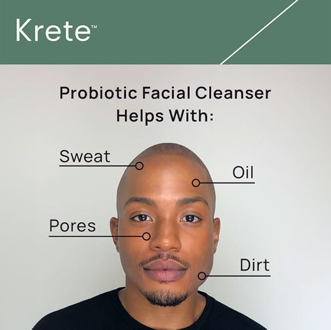 One-Two Punch with Probiotic Facial Cleanser & Facial Serum for Men – Moisturize, Hydrate, and Protect Your Skin in 30 Seconds
