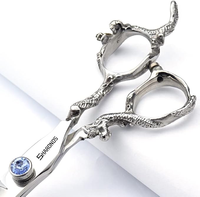 6/7/8/9 Inches Professional Hairdressing Scissors Set,Stainless Steel Hairdressing Scissors for Women & Men… (7 inch 3PC)