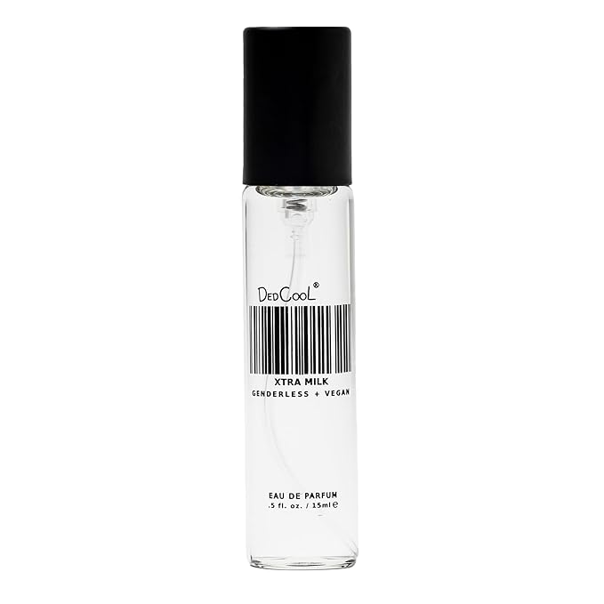 DedCool Eau de Parfum | Xtra Milk | Genderless Luxury Fragrance | Bergamot, White Musk & Amber | Non-Toxic, Vegan | Long Lasting Perfume for Men & Women | Clean, Sophisticated Aroma | 15 mL