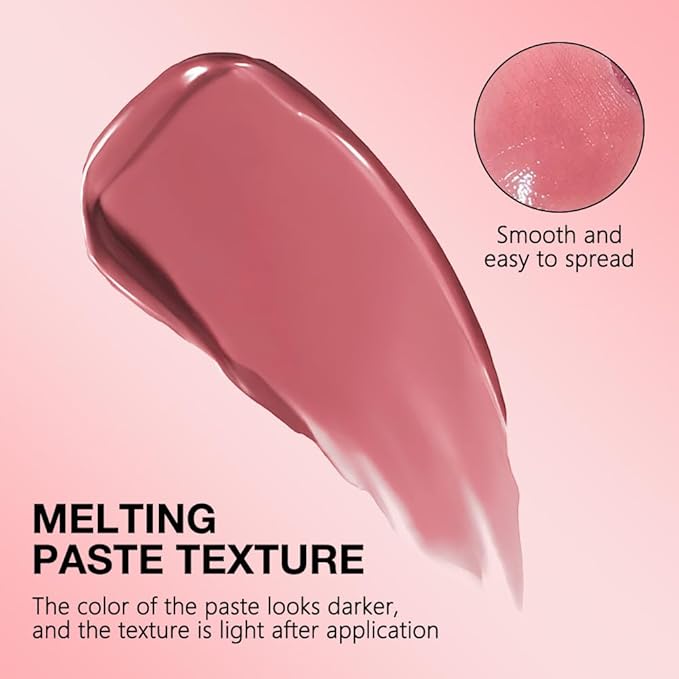 Pink Cherry Nude Tinted Honey Lip Balm, Sheer Hydrating Moisturizing Lipstick for All Skin Type, Natural Pink Cherry Lip Tint Balm Moisturizing Nourishing Lipstick Long Lasting Waterproof 02#