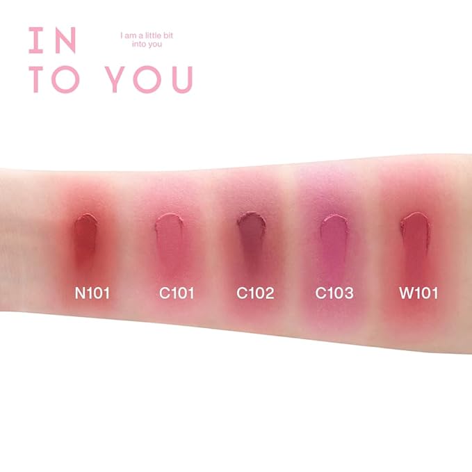 INTO YOU Airy Moisture Lipstick for Women, Long Lasting Matte Finish Lip Mud, High Pigment Color Lip Makeup, Hydrating Lightweight Mousse Texture for Women, C102 Frosted Plum